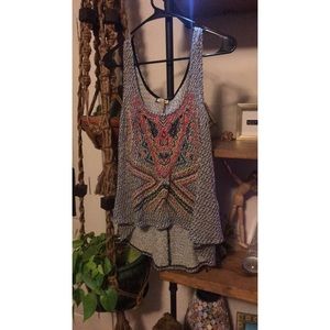 Knit Tribal Tank Top